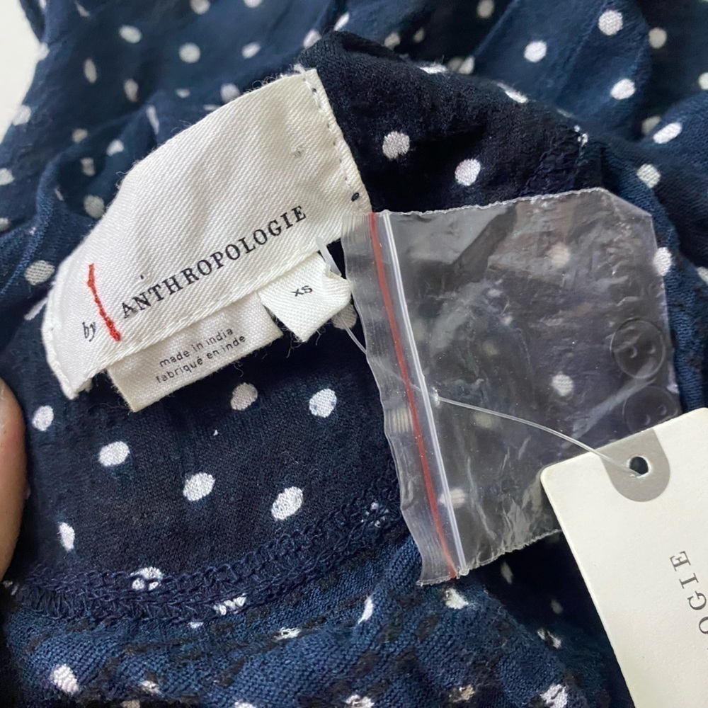 🆕Anthropologie - Nia sleeveless button down polka-dot tunic - Picture 6 of 12